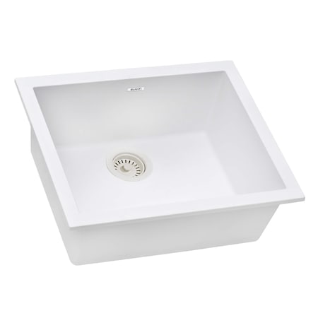Ruvati Sink, Granite Composite, 17.33" W x 21.25" L x RVG2022WH